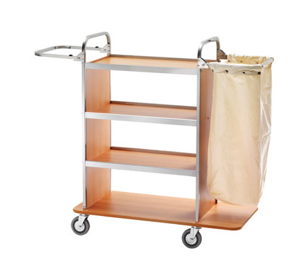 Carro Multiusos de Lavandaria Inox, 1100x500x1230 mm