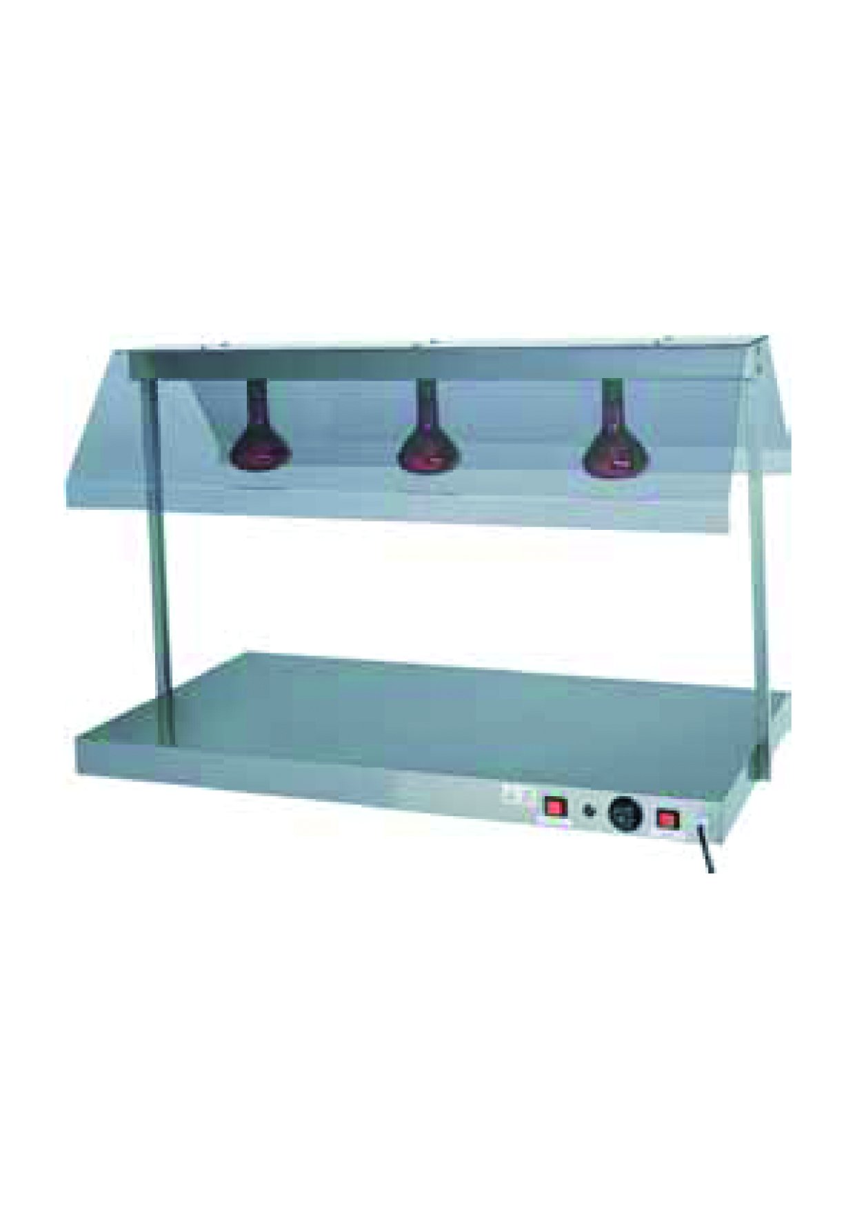 Plano Quente Elétrico com 3 Lâmpadas, 1270x680x800 mm
