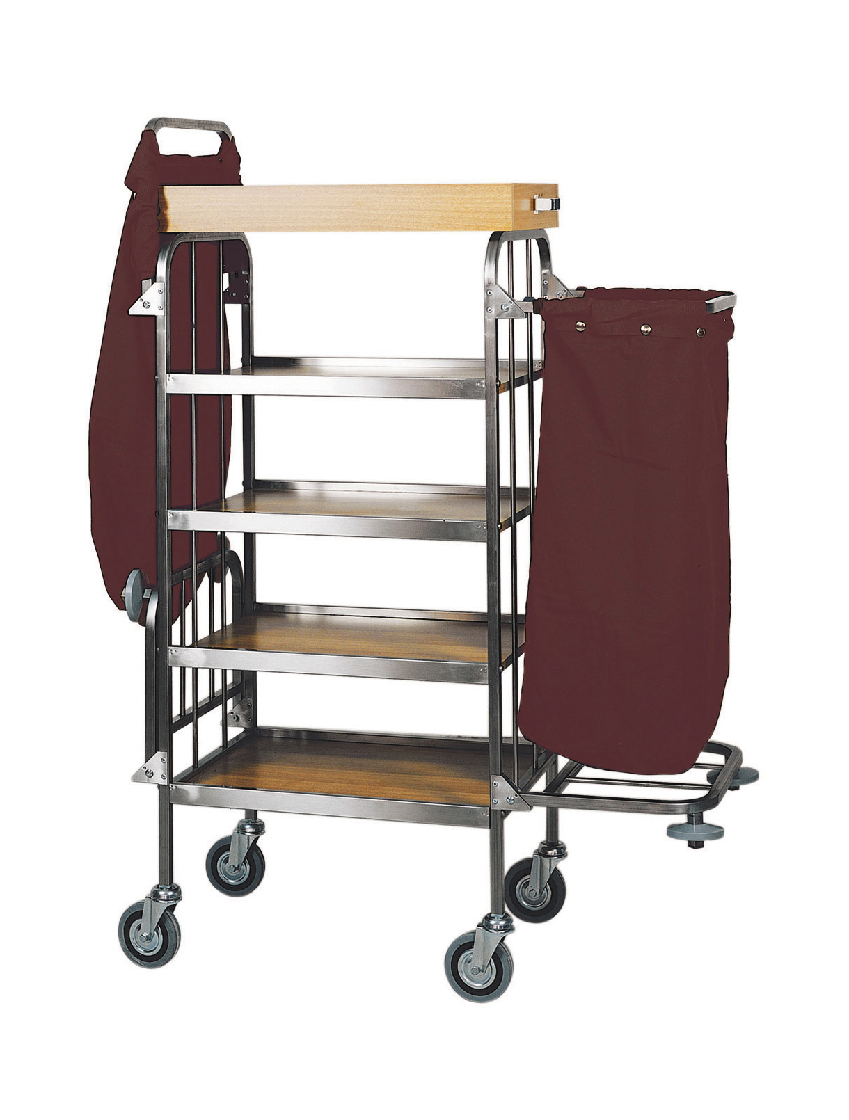 Carro de Roupa Profissional Housekeeping 157x57x138 cm