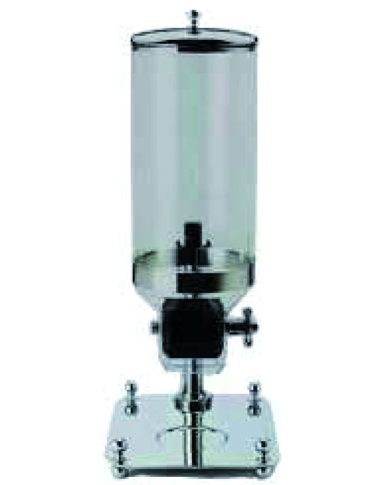 Dispensador de Cereais em Inox 8L com Recipiente Transparente