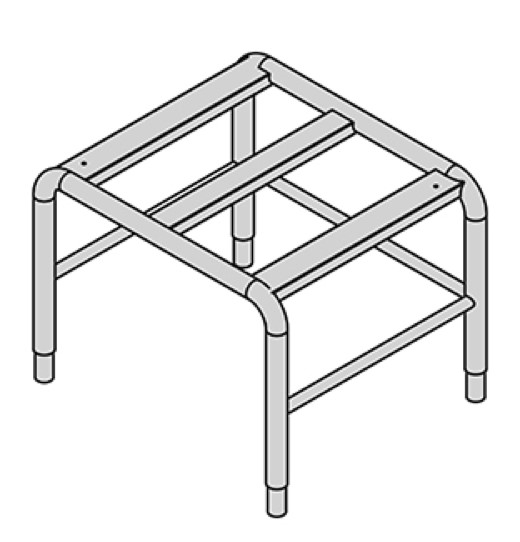 Suporte Inox para Fornos Profissionais ICEM-ICET-ICGM-ICGT