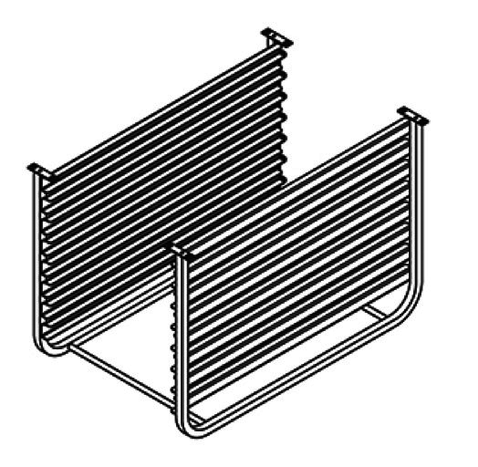 Porta Tabuleiros para Forno 8x GN 1/1 - Espaçamento 45 mm
