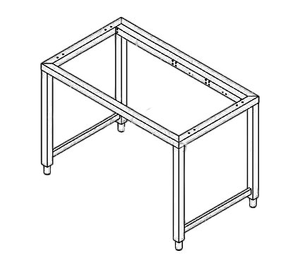 Suporte em Inox para Fornos Profissionais 10x2/1 GN e 20x1/1 GN