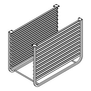 Porta Tabuleiro Inox 10x GN1/1 para Forno Udilbes — Espaçamento 45mm