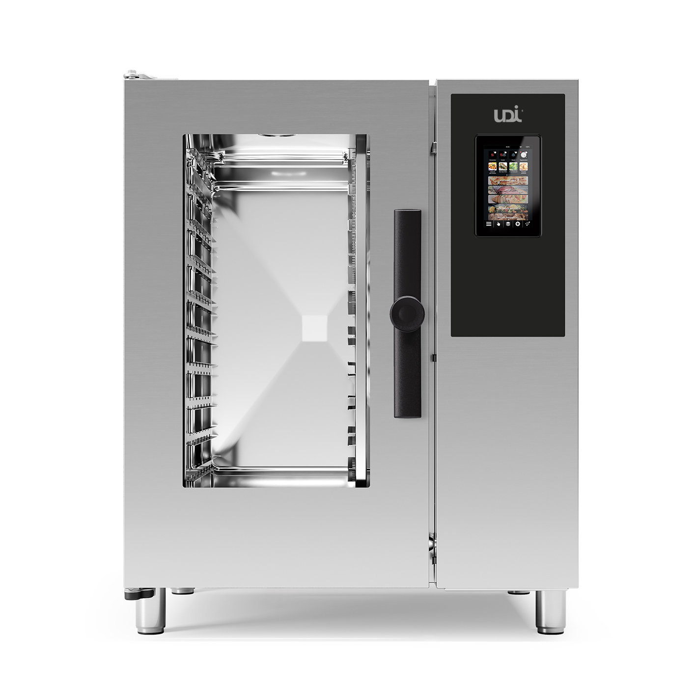 Forno a Gás de Vapor Direto 10x GN 1/1 - Controle Touch