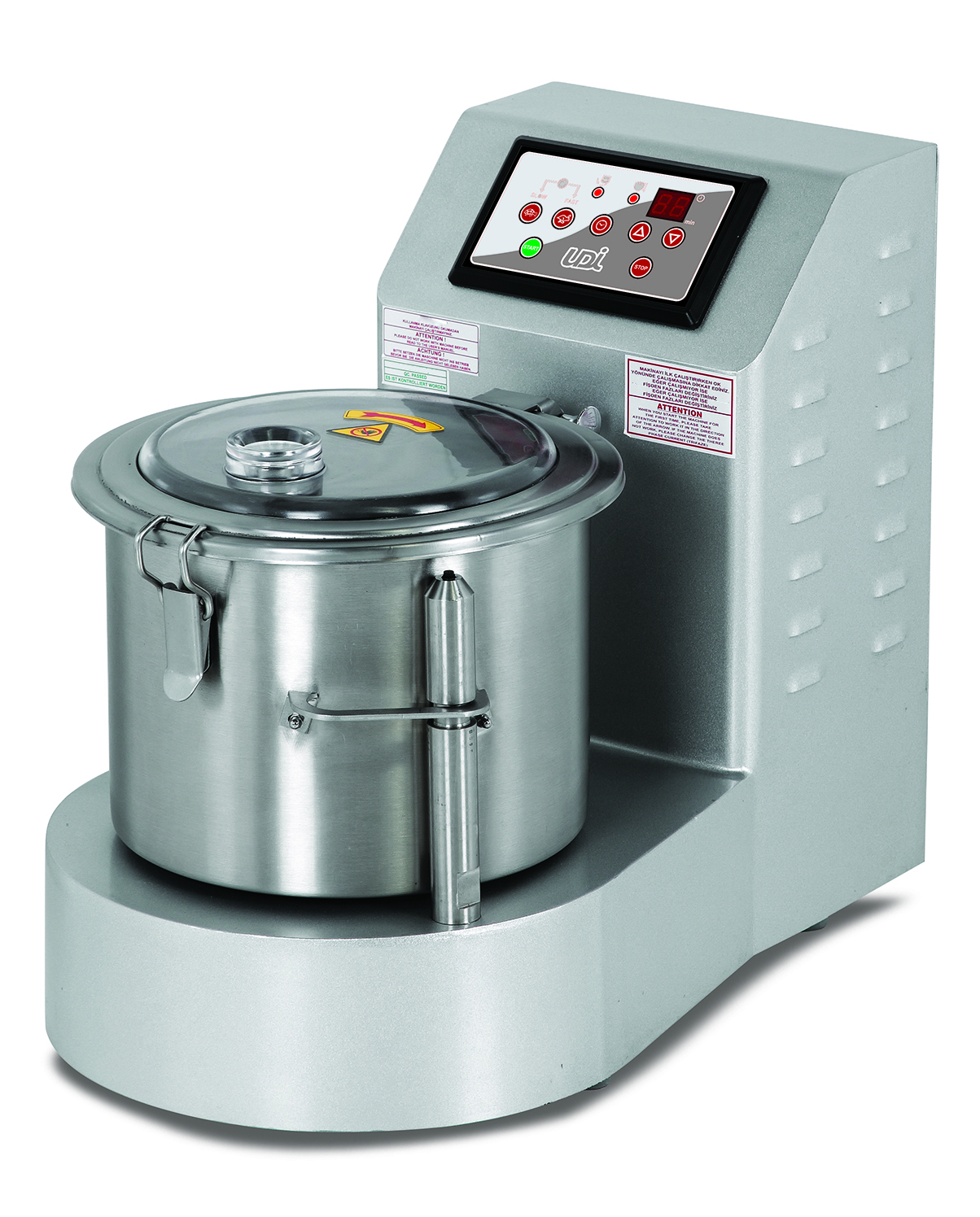 Cutter de Cozinha Profissional 15L, 380V – Aço Inoxidável