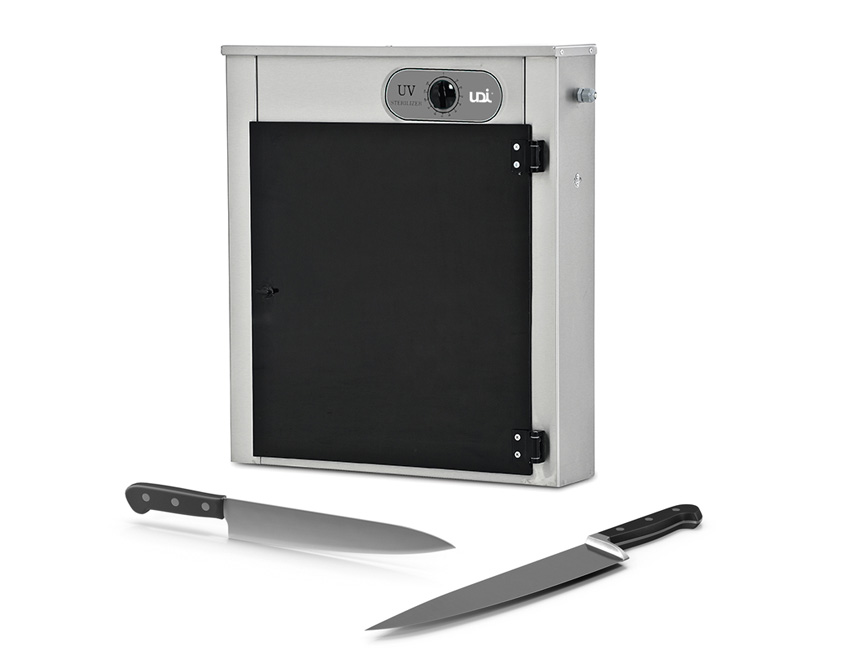 Esterilizador de Facas 100W para 10 Facas em Aço Inoxidável