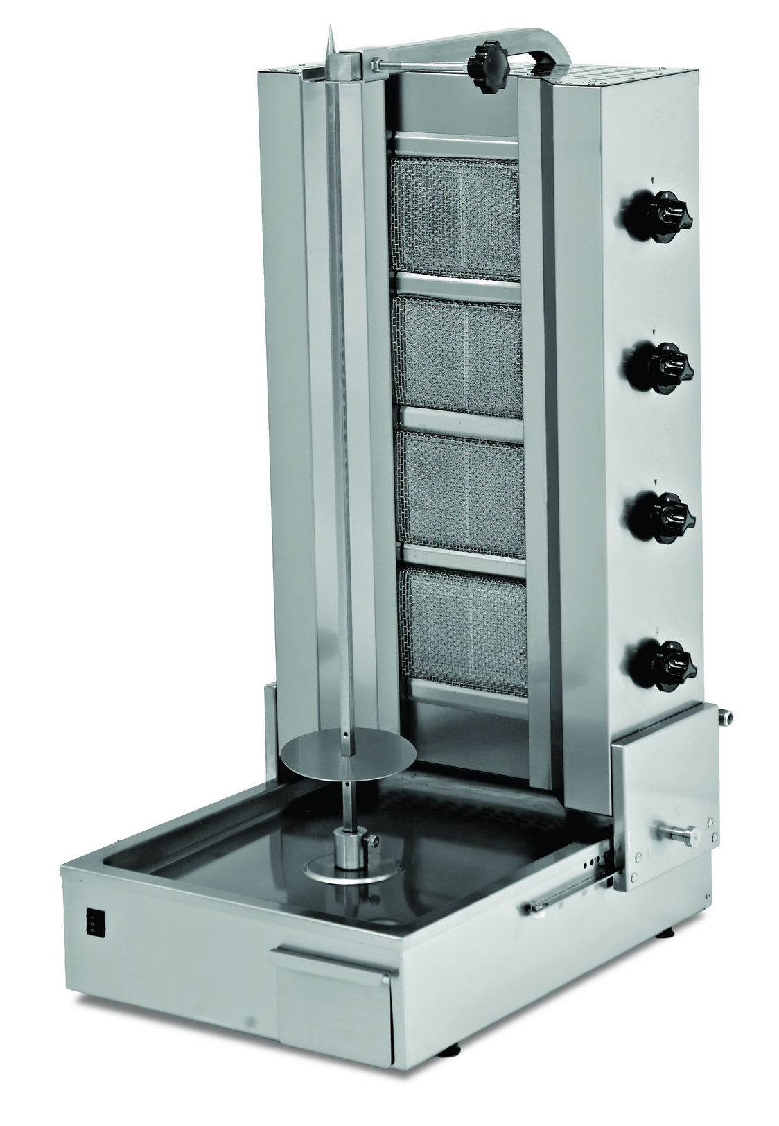 Assador de Gyros a Gás 14 kW em Aço Inox
