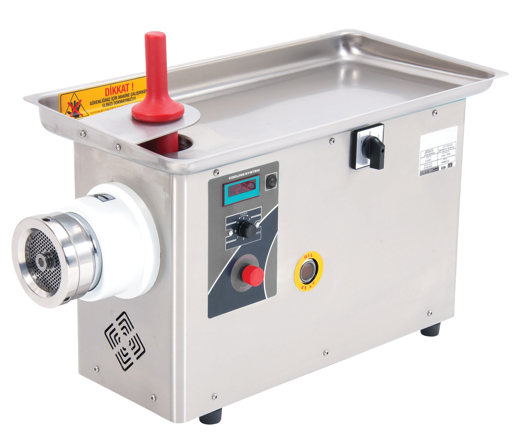 Picador de Carne Refrigerado 400 kg/h 380V