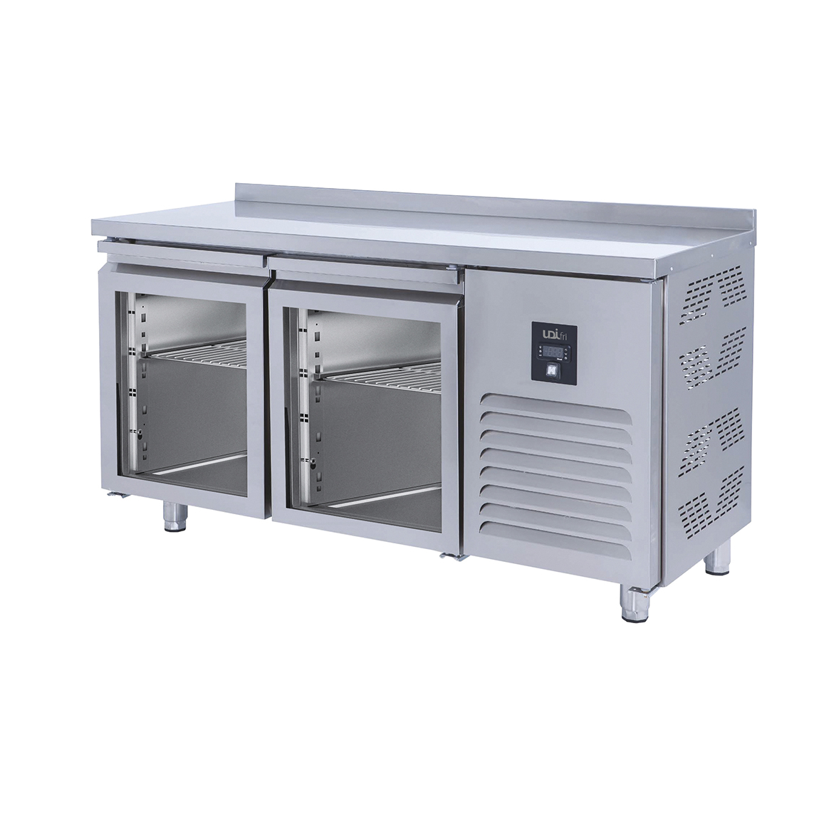 Mesa Snack Refrigerada 2 Portas Vidro Linha 600 (-2º a +8ºC)