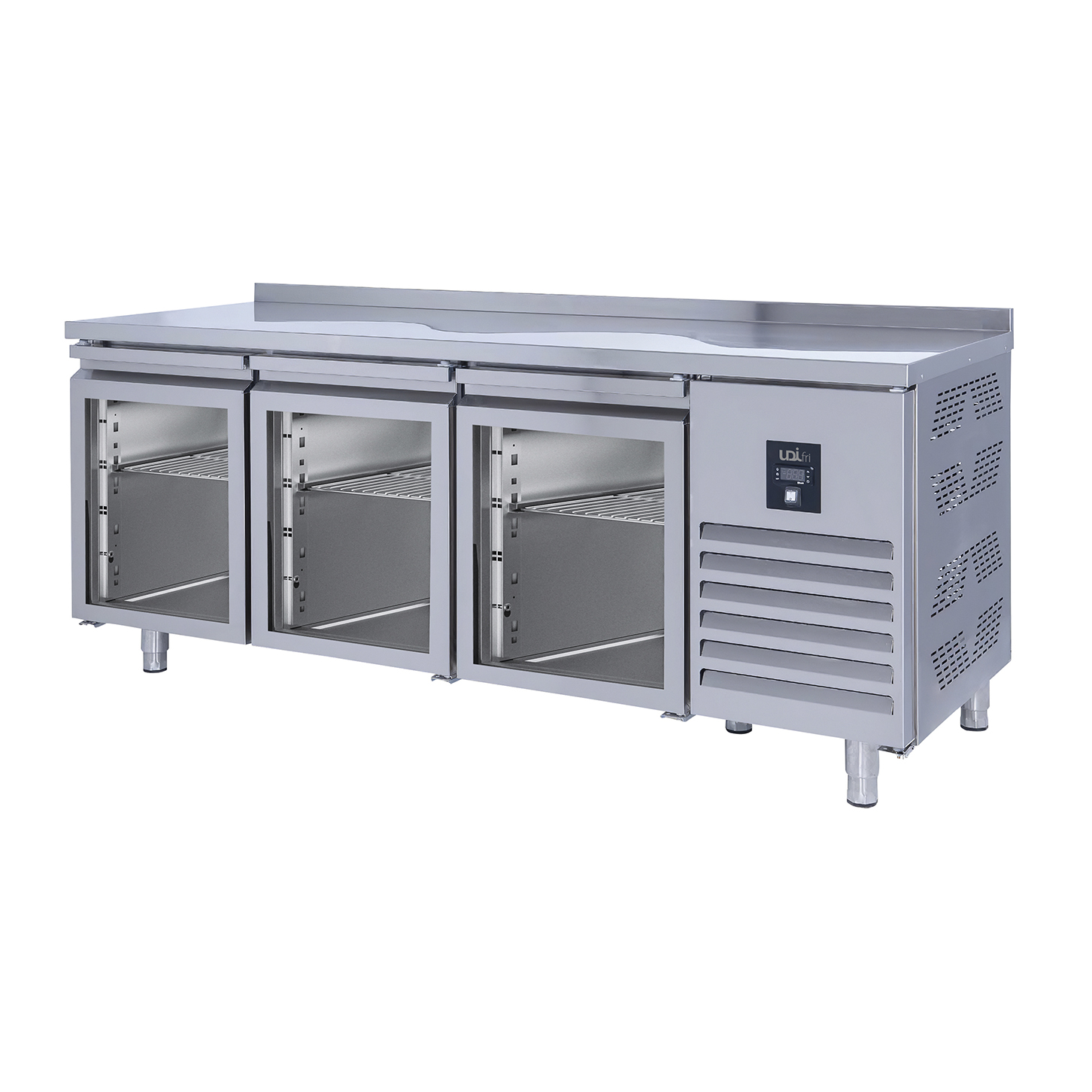 Mesa Refrigerada Snack 2000mm 3 Portas Vidro (-2º/+8ºC)