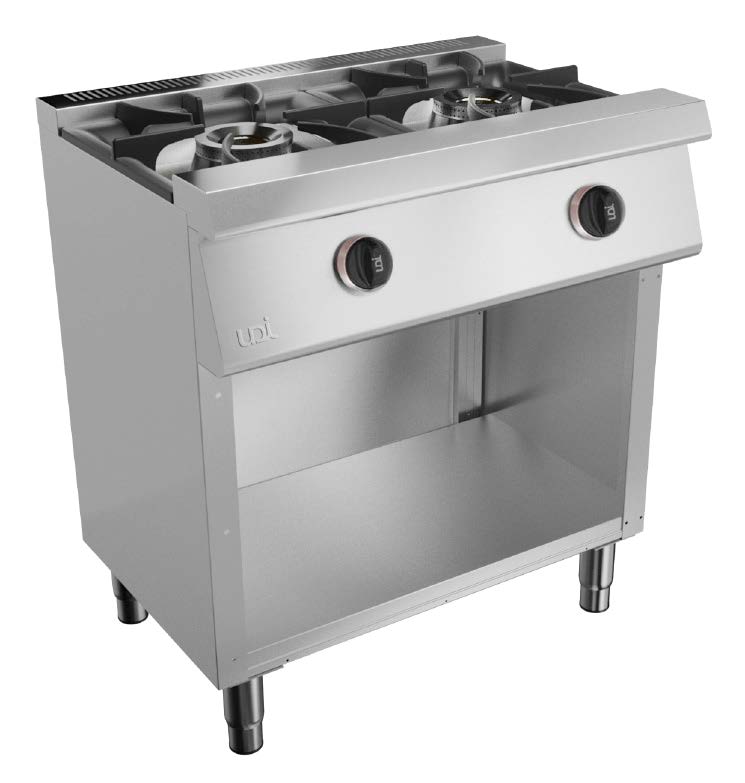 Fogão a Gás 2 Queimadores Linha 550 c/ Armário Aberto - 19 kW