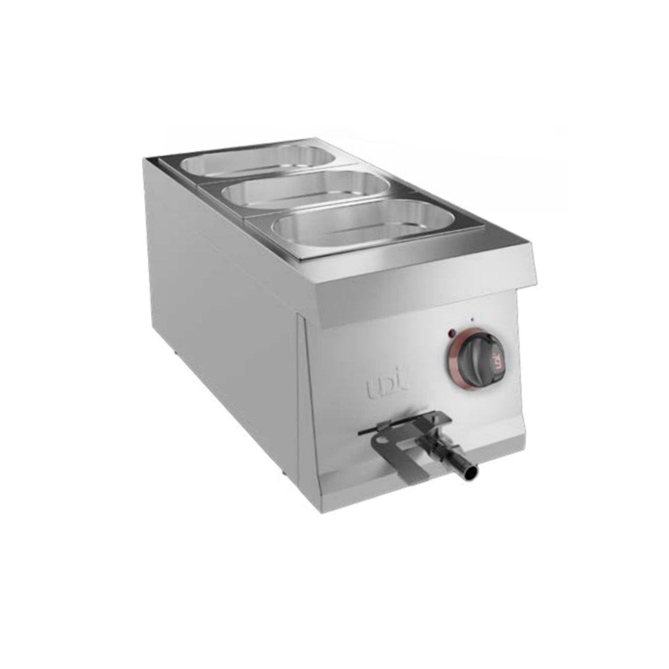Banho-Maria Elétrico Triplo 1.5 kW para 3 Cubas GN 1/4