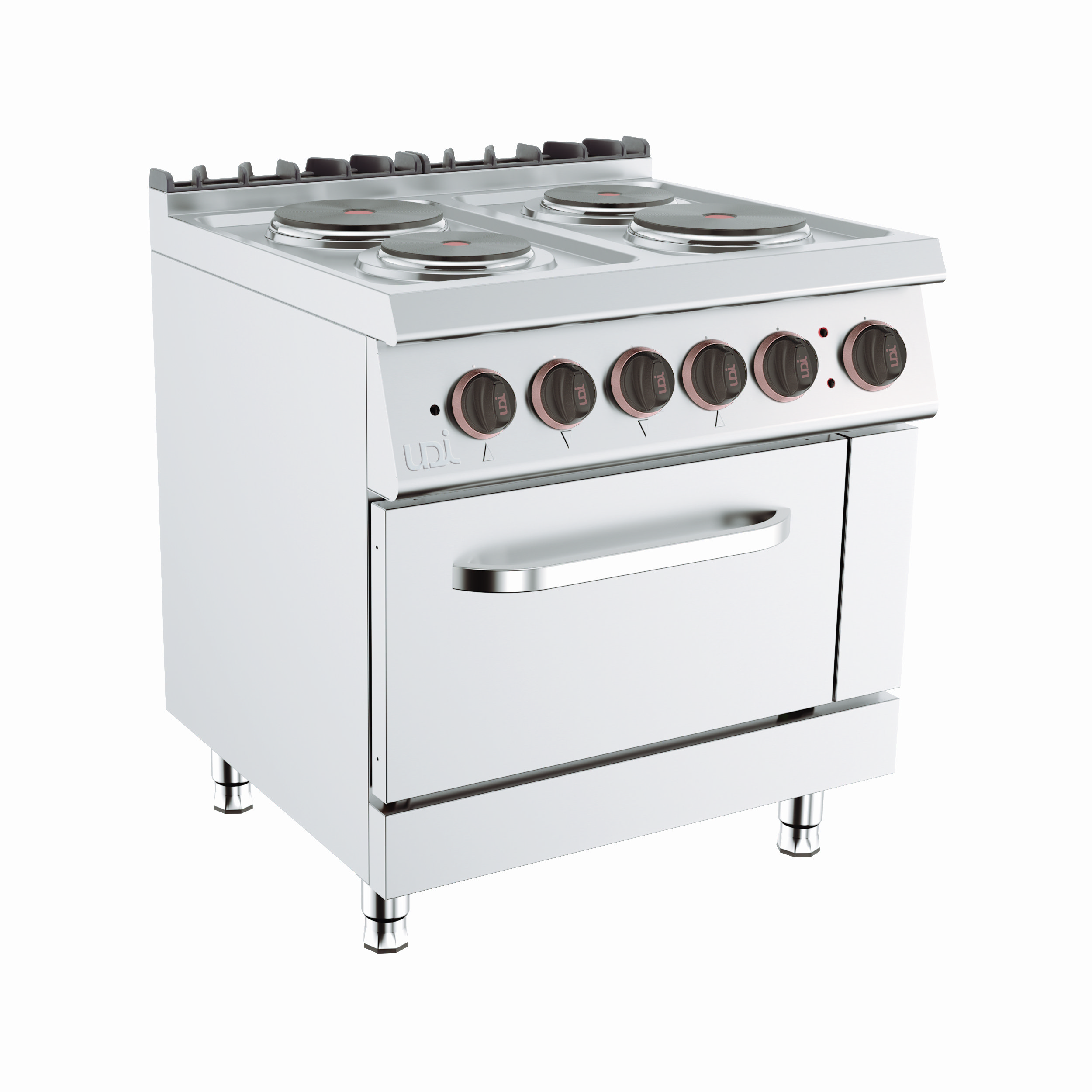 Fogão Elétrico Linha 700 com Forno 4 Placas
