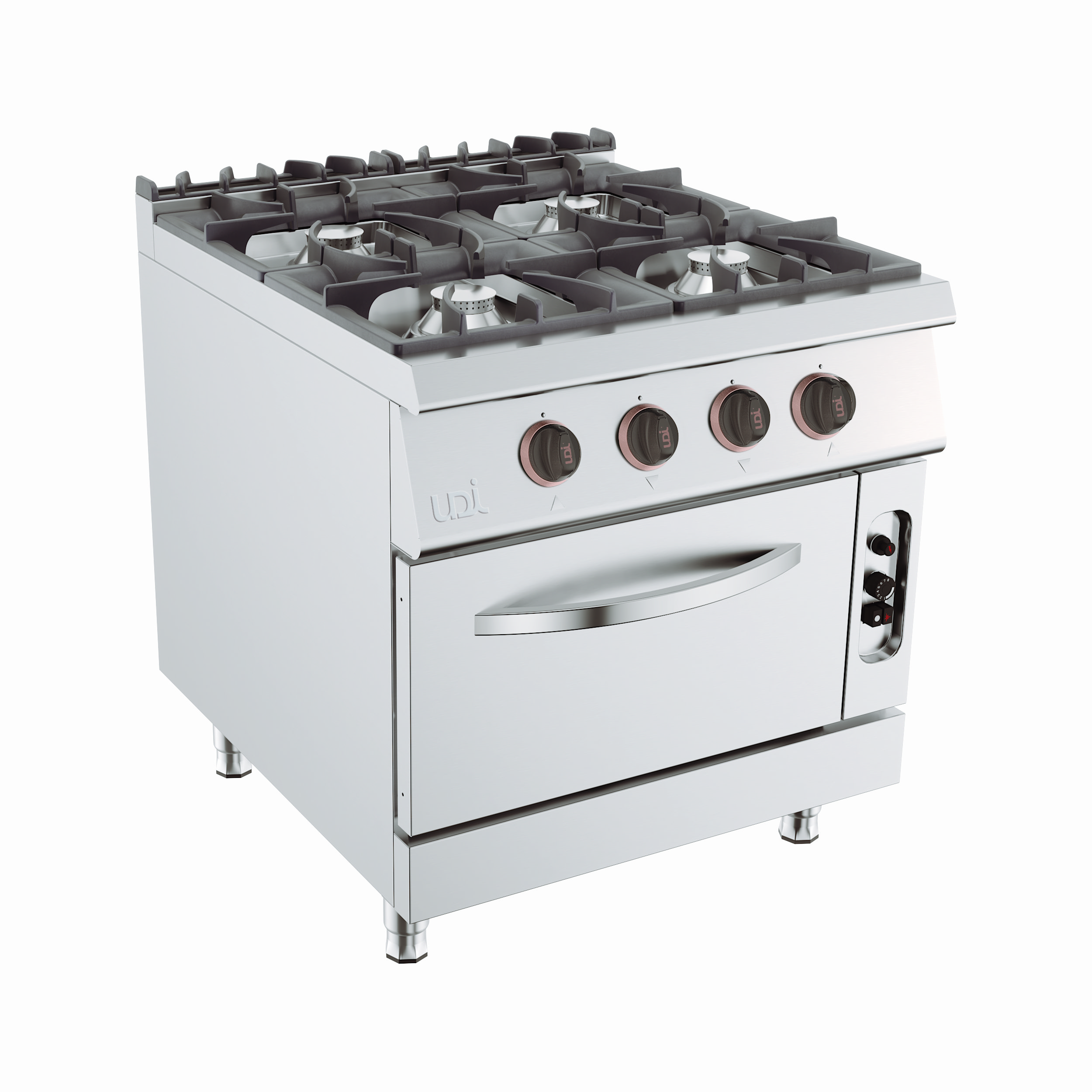 Fogão a Gás Linha 900 com 4 Queimadores e Forno GN 2/1