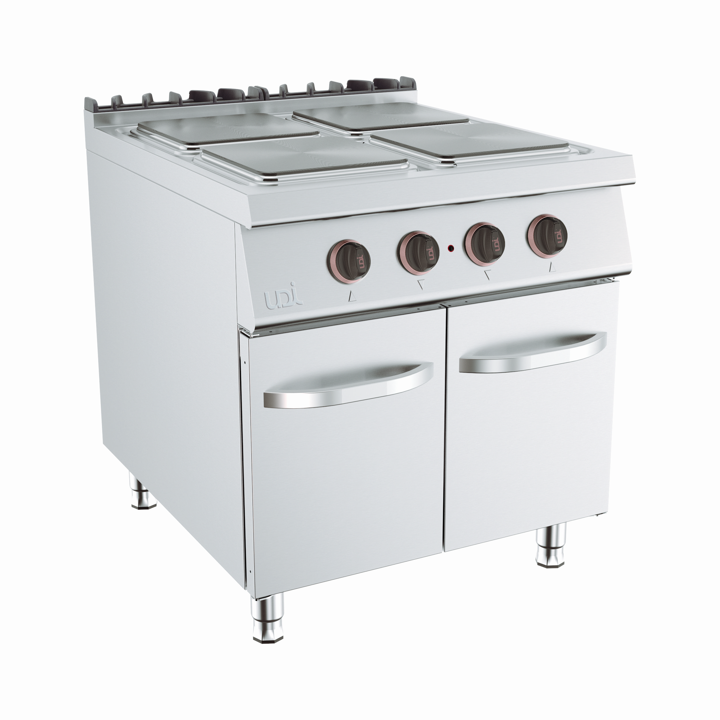 Fogão Elétrico Linha 900 com 4 Placas e Armário Inferior