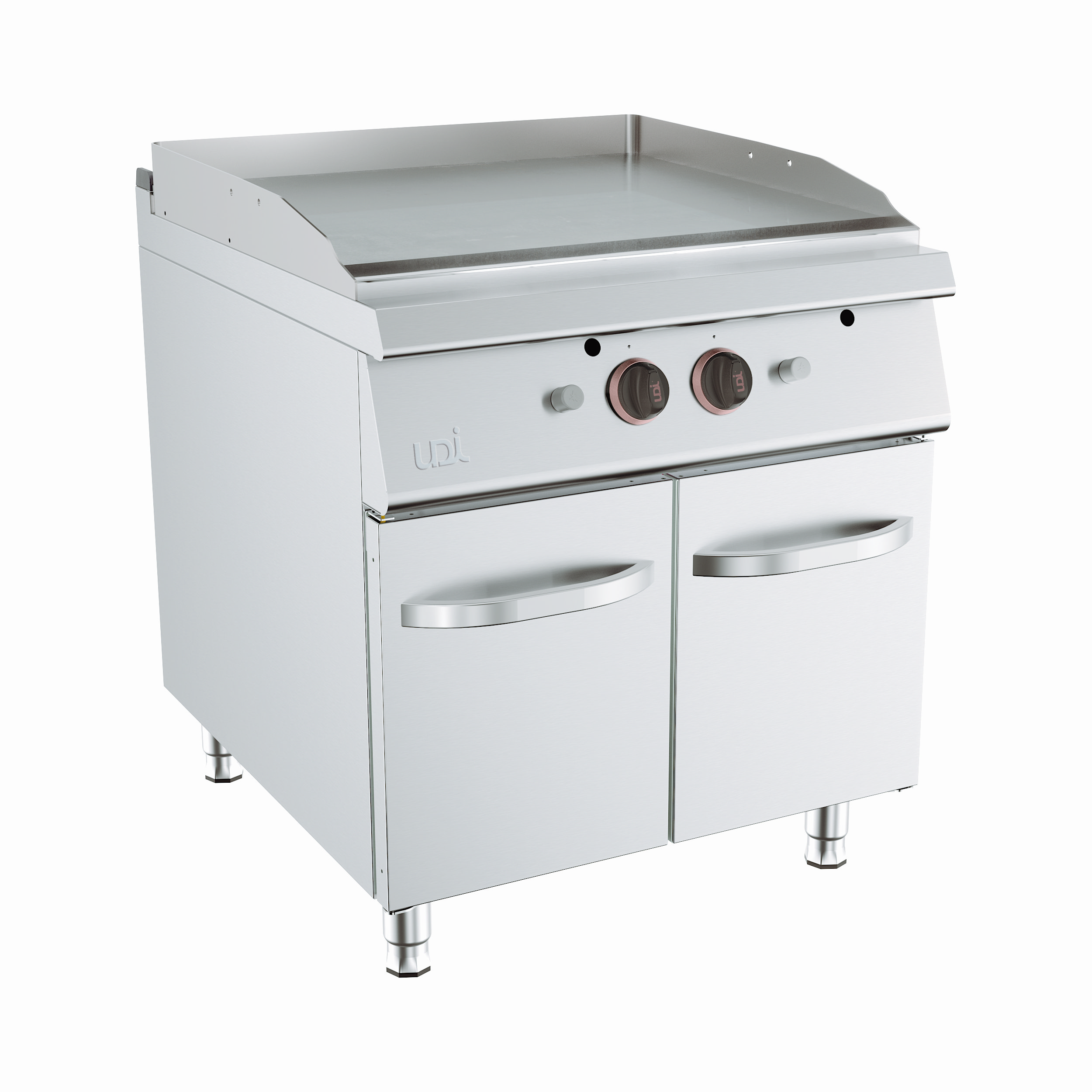 Fry-top a Gás Linha 900 Duplo Liso com Armário - 800x900 mm
