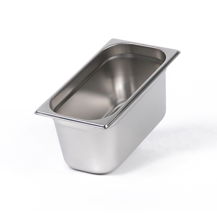 Tabuleiro Gastronorm 1/3 Inox Profissional, 325x176x150 mm