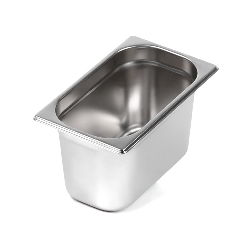 Tabuleiro Gastronorm GN 1/4 Inox - 265x162x150 mm