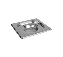 Tampa Gastronorm GN 1/6 em Aço Inoxidável 176x162 mm