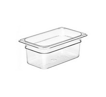 Tabuleiro Gastronorm 1/4 Policarbonato, 265x162x65 mm