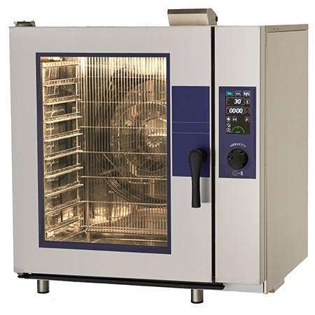 Forno convector misto elétrico com caldeira, 10 GN1/1