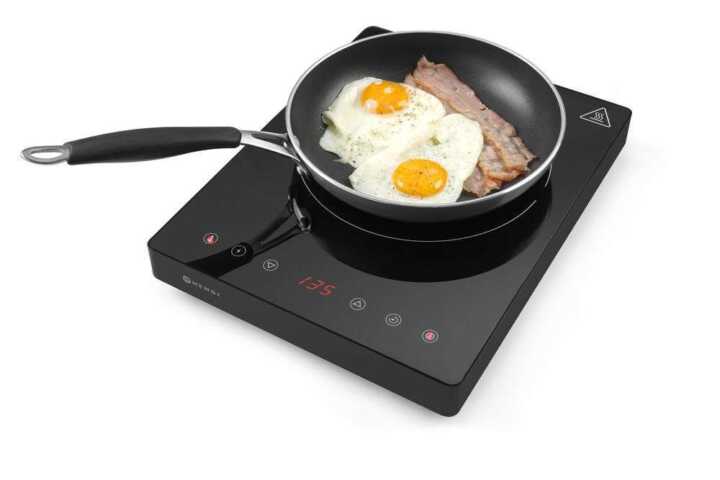 Placa de indução 2000 W Kitchen Line, HENDI, Kitchen Line, 230V/2000W, 293x373x(H)56mm
