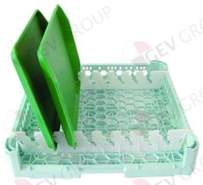 Cesto de 8 tabuleiros 500 x500 x100h mm