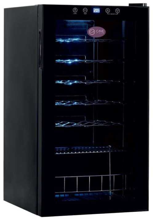 Armário expositor de vinhos 1 temperatura para 28 garrafas