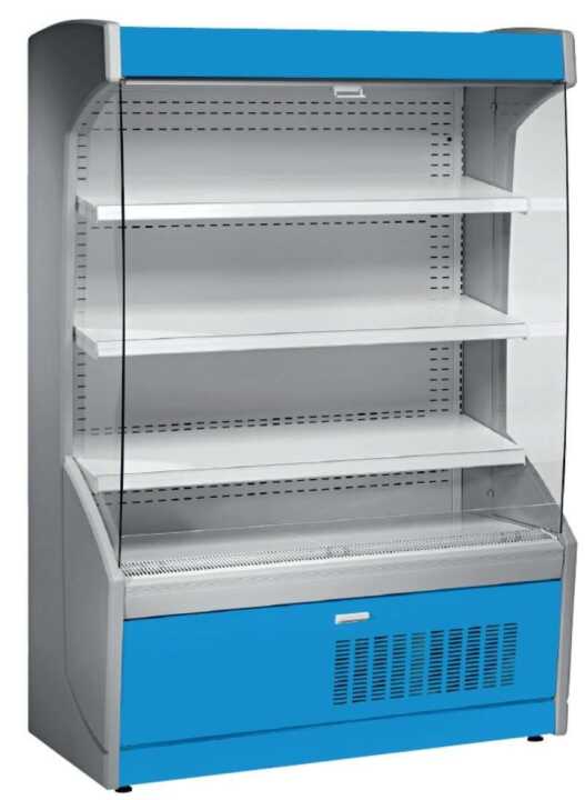 Mural expositor refrigerado 4 prateleiras 4 prateleiras 700 Profundidade 705 x700 x1998h mm  MPL070-A azul