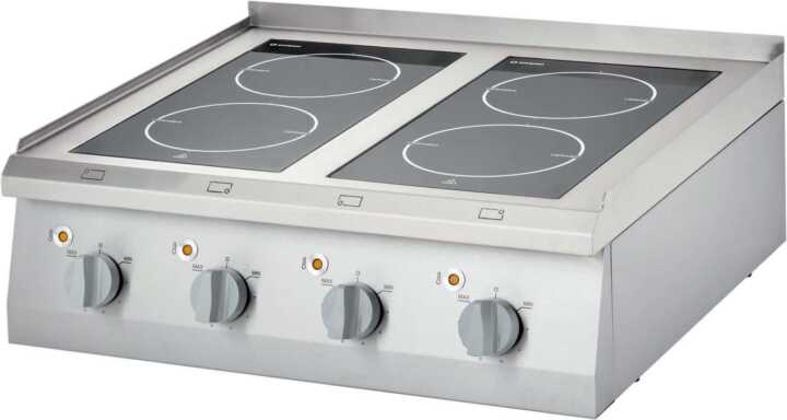 Fogão vitrocerâmico de mesa de 4 zonas 800x700x850h mm 4x2,5Kw
