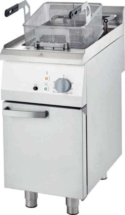 Fritadeira eléctrica com armário 15 litros 400x700x250h mm 12Kw