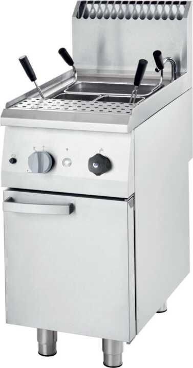Fogão a gás para massas 400x700x850h mm 25 litros 2-GN1/3 9,1 Kw