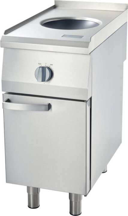 Wok de indução diâmetro 290 mm 400x700x850h mm 5Kw