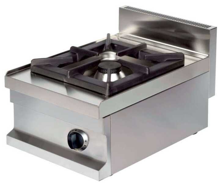 Fogão de mesa a gás 1 fogo 6kw 400x600x265h mm