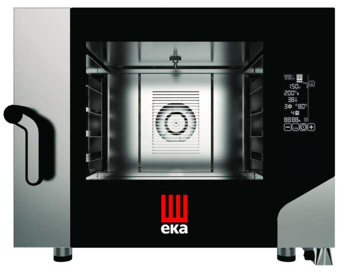 Forno de convecção elétrico  BLACK MASK Pastelaria/Padaria 4 tabuleiros 600x400 mm