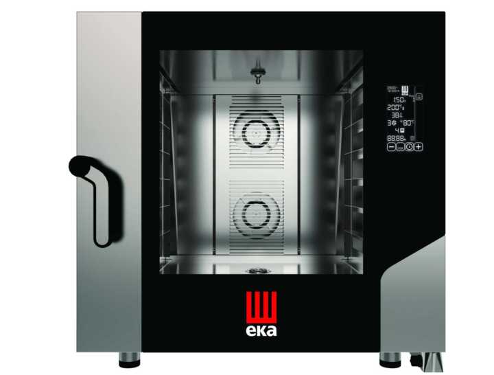 Forno de convecção elétrico  BLACK MASK Pastelaria/Padaria 6 tabuleiros 600x400 mm