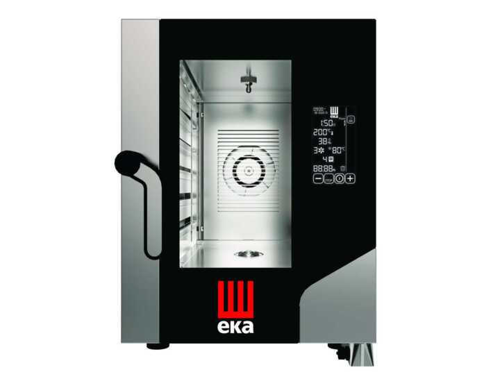 Forno de convecção elétrico  BLACK MASK COMPACT Gastronomia 6 prateleiras GN1/1