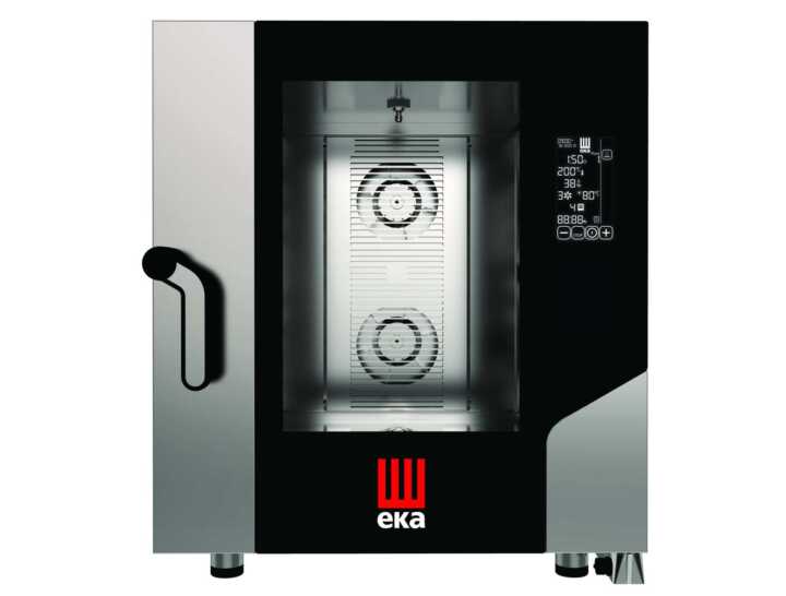 Forno de convecção elétrico  BLACK MASK Gastronomia 7 tabuleiros GN1/1