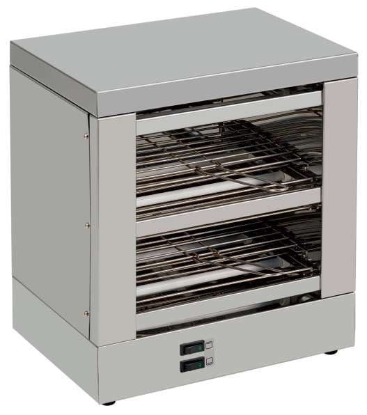 Torradeira Slim  de 2 níveis com elementos de aquecimento de quartzo sem temporizador 1800W