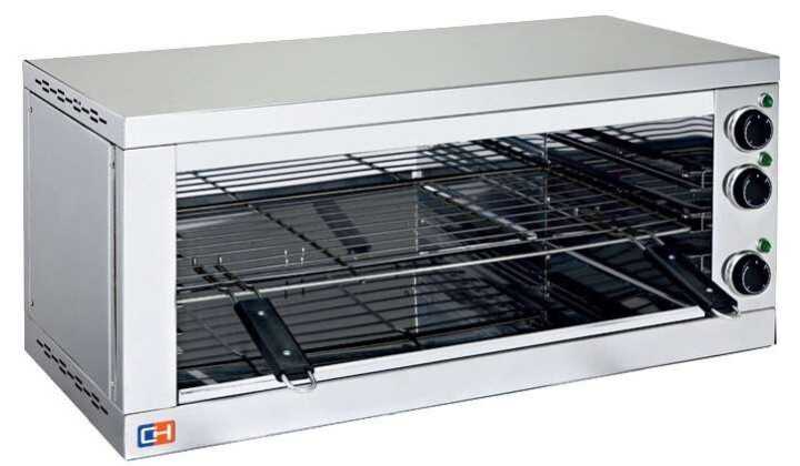Salamandra eléctrica Elemento de aquecimento superior e inferior 4500W 800x360x360h mm