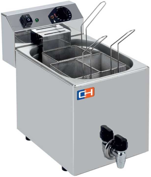 Cozedor pasta profissional para massas 7 litros com 3 cestos 270X460X370h mm