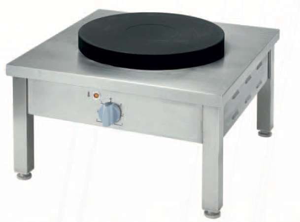 Fogão auxiliar radiante com placa de 400 mm 580x580x380 5Kw