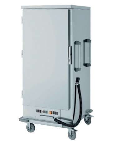 Carro quente 1 porta baixo 10 tabuleiros GN2/1 de 770x850x1240h mm