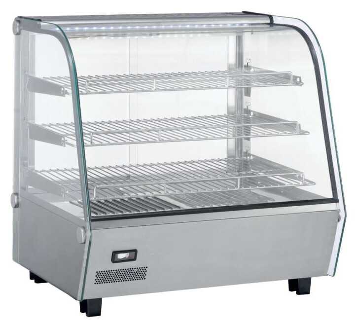 Armário expositor a quente de 120 litros 678x568x685h mm a  XCR