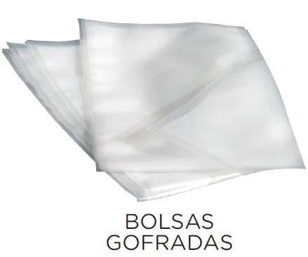 Saco de vácuo para embaladores a vácuo domésticos ou aspiração externa de 150x250 (Embalagem de 100 unidades)