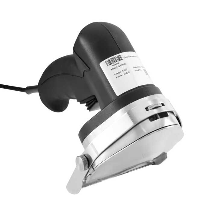 Faca para Kebab eléctrica com lâmina de 100 mm e espessura de corte de 0 a 8 mm, 160x125x210h mm