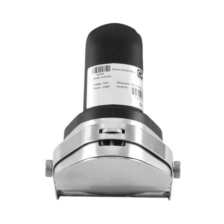 Faca para Kebab eléctrica com lâmina de 100 mm e espessura de corte de 0 a 8 mm, 160x125x210h mm
