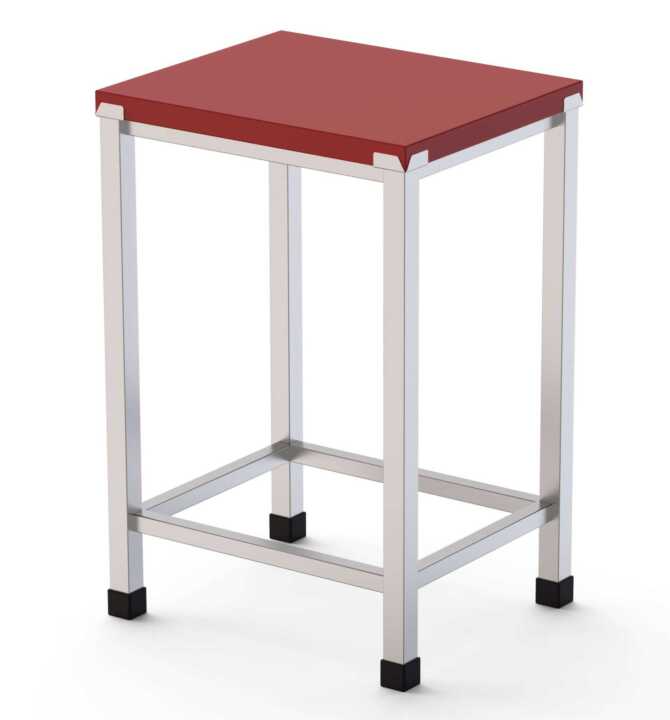 Mesa de Corte em aço inoxidável 500x600x850h mm