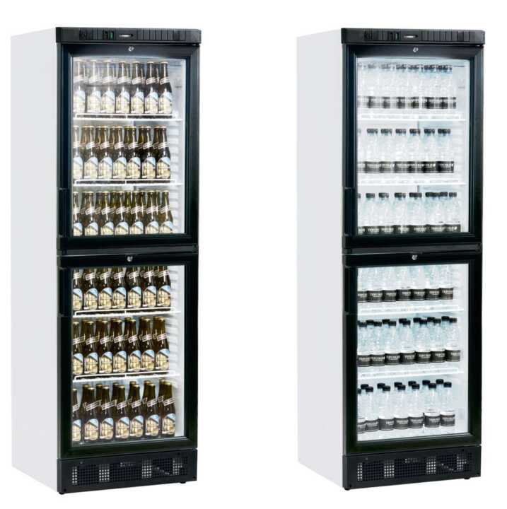 Armário refrigerado 2 meias portas de vidro 595x640x1840h mm